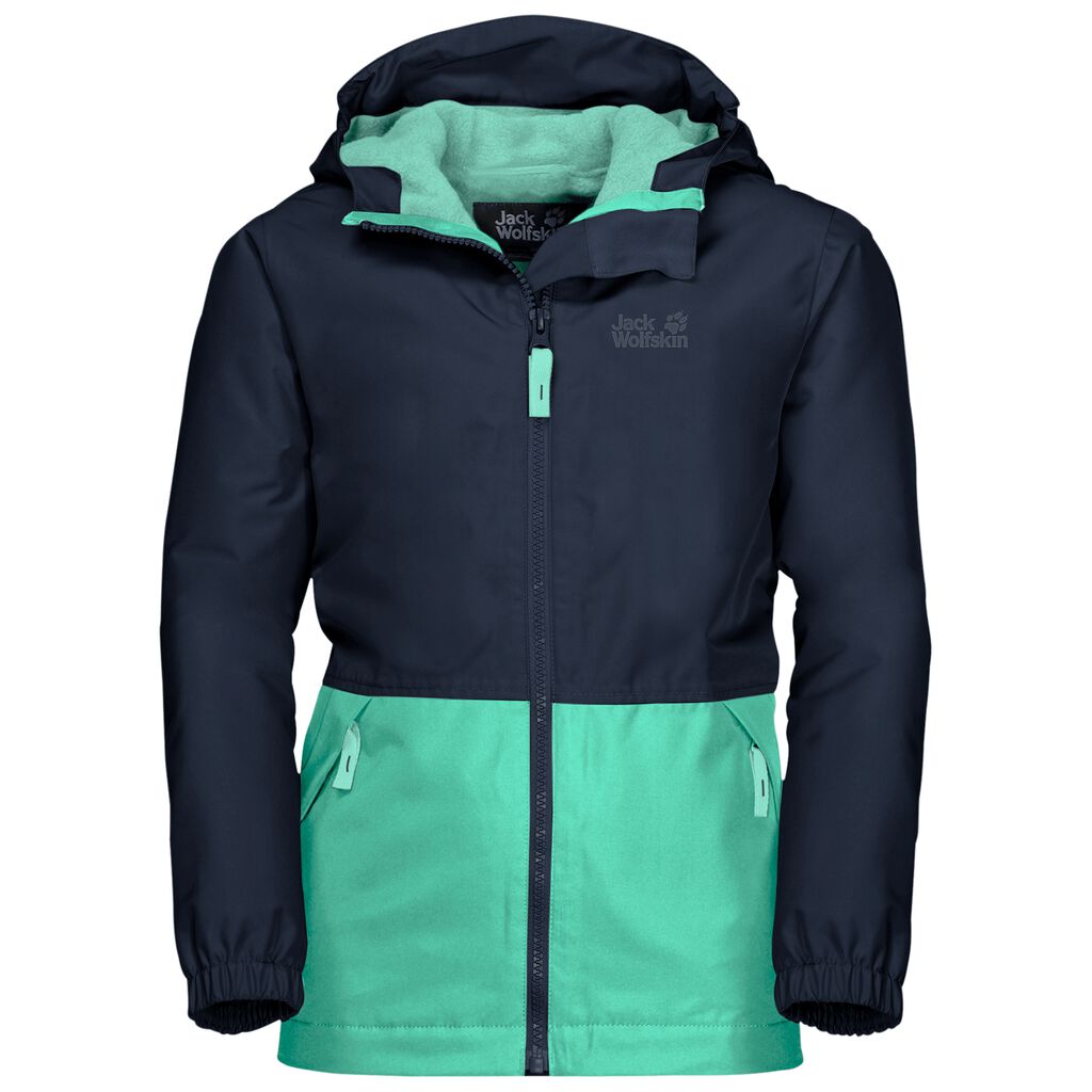 Jack Wolfskin SNOWY DAYS αδιάβροχο μπουφάν παιδικά μπλε | GR6742931